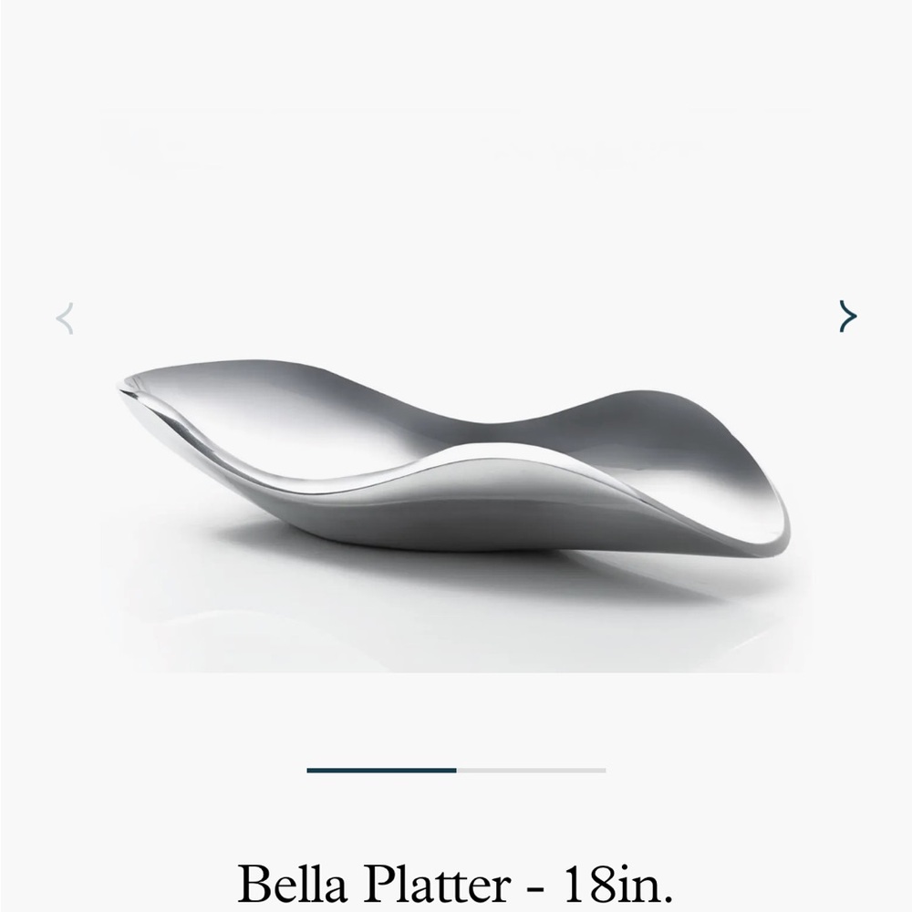 Like New Nambe Silver Bella Platter